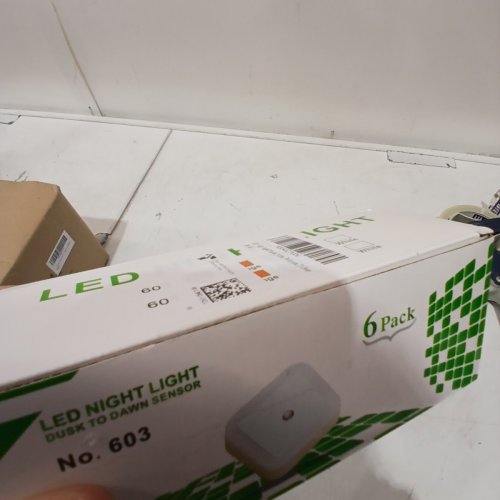 6PK PLUG IN LED DUSK TO DAWN NIGHT LIGHTS - 0.5W - WHITE - (MODEL: 603) image 3