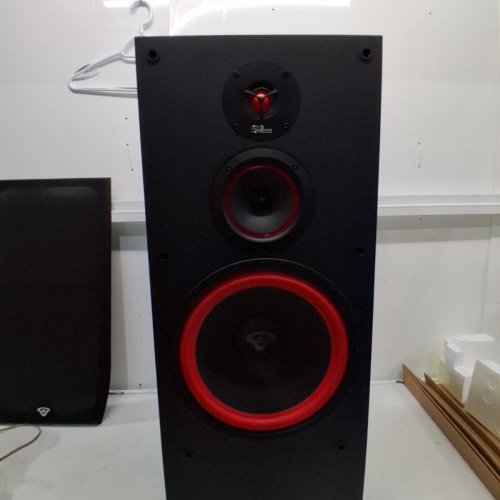 CERWIN-VEGA 3-WAY FLOORSTANDING SPEAKER - 8 OHMS - BLACK (MODEL: SL-12) image 4