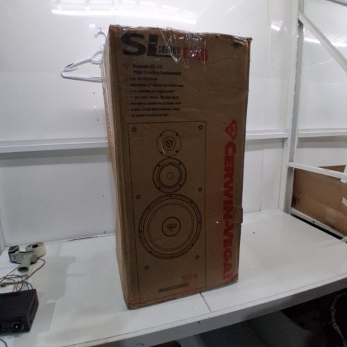 CERWIN-VEGA 3-WAY FLOORSTANDING SPEAKER - 8 OHMS - BLACK (MODEL: SL-12) image 8