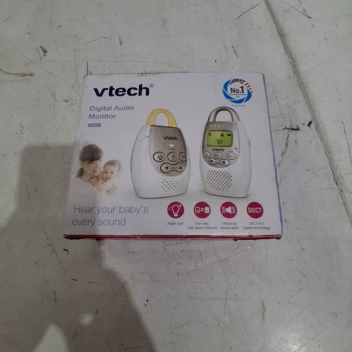 VTECH DIGITAL AUDIO MONITOR - 300M RANGE - NIGHT LOOP - VIBRATING SOUND ALERT - (DM221) image 3