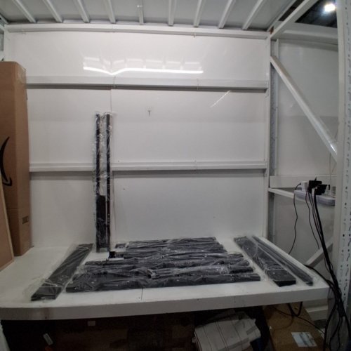 HEAVY DUTY, METAL PLATFORM, NO BOX SPRING, STEEL SLAT SUPPORT BED FRAME - FULL SIZE, 14" - BLACK (MODEL:YC-004-F) image 2
