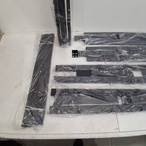 HEAVY DUTY, METAL PLATFORM, NO BOX SPRING, STEEL SLAT SUPPORT BED FRAME - FULL SIZE, 14" - BLACK (MODEL:YC-004-F) image 3