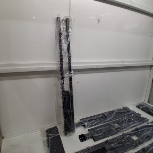 HEAVY DUTY, METAL PLATFORM, NO BOX SPRING, STEEL SLAT SUPPORT BED FRAME - FULL SIZE, 14" - BLACK (MODEL:YC-004-F) image 5