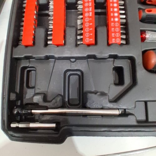 1163PC MASTERSPEC PROFESSIONAL HAND TOOL SET WITH ALUMINUM CASE - BLACK (MODEL: MS044) image 4