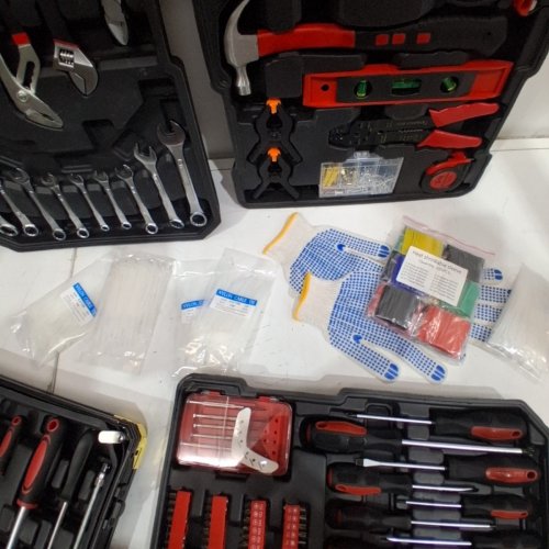 1163PC MASTERSPEC PROFESSIONAL HAND TOOL SET WITH ALUMINUM CASE - BLACK (MODEL: MS044) image 7