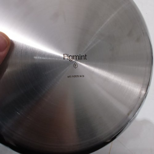 FIGMINT STOCK POT WITH LID - 8 QT - STAINLESS STEEL image 2