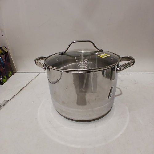 FIGMINT STOCK POT WITH LID - 8 QT - STAINLESS STEEL image 3
