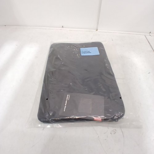 LENOVO NEOPRENE MATERIAL SOFT FLEECE LINING ZIPPERED TOP OPENING BASIC LAPTOP SLEEVE - 13"- BLACK image 2