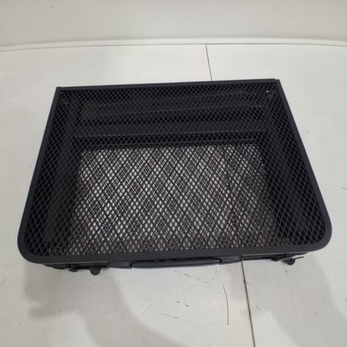 PORTABLE FOLDING WIRE MESH TOP CAMPING TABLE WITH EXTENSION LEGS - 16" X 24" - BLACK image 2