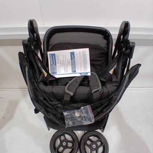 GRACO NIMBLELITE BRODY FOLDING STROLLER - 50LBS CAPACITY - GOTHAM/BLACK (MODEL: 2142927) image 4