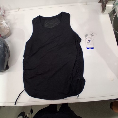 WOMEN'S REEBOK SLEEVELESS TANK TOP WITH SINCH SIDES AND UPPER MESH PANEL - LARGE - BLACK (STYLE: RDW262TX01C010) image 2