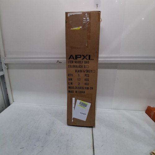 APXL SMALL KICK STAND GOLF BAG WITH 3 WAY DIVIDER POCKET WITH RAIN COVER AND CARRY STRAP - 32" - BLACK image 4