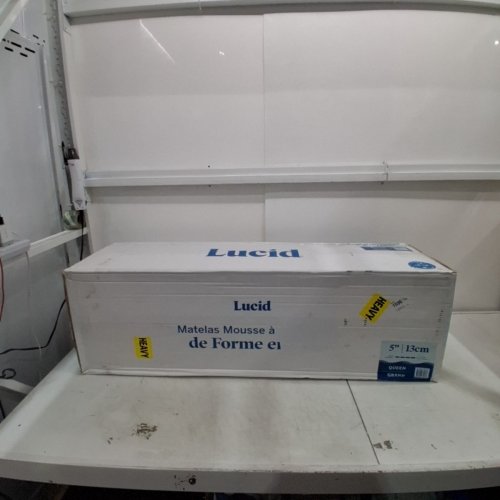 LUCID GEL MEMORY FOAM MATTRESS FIRM FEEL - 5" - QUEEN (MODEL: LU05QQFR30GF) image 6