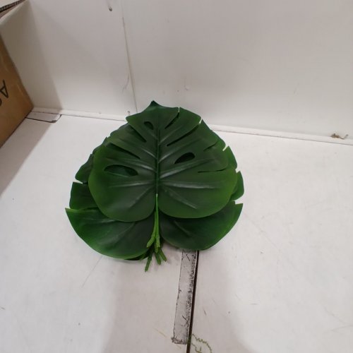 ASTIDY ARTIFICIAL MONSTERA DELICIOSA PLANT WITH VASE -5FT - WHITE - (MODEL:AM5W) image 4
