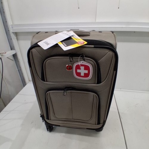 SWISSGEAR SION SOFTSIDE EXPANDABLE ROLLER LUGGAGE LUGGAGE - 21" - PEWTER (MODEL: SA6283) image 2