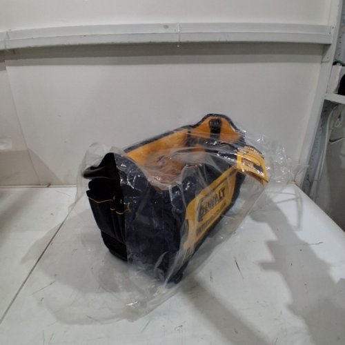 DEWALT PRO TOTE TOOL BAG W/ IP54 WATER RESISTANT COMPARTMENT & 36 POCKETS - 20" - YELLOW/BLACK - (MODEL: DWST560106) image 2