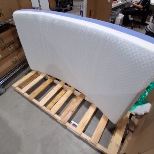 ZINUS GREEN TEA ESSENTIAL FOAM MATTRESS - 10" MEMORY FOAM - TWIN SIZE - WHITE/BLUE (MODEL: ZU-MFMA1OZI-10T) image 6