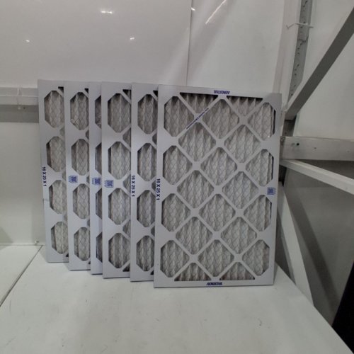 6PK AEROSTAR PLEATED AIR FILTER - MERV 8 - 16" X 25" X 1" - WHITE (MODEL: P25S.011625-6) image 2