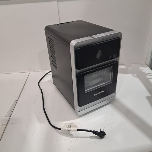 EUHOMY CRESCENT COUNTERTOP ICE MAKER WITH AUTO DEEP CLEANING - 28LBS - BLACK (MODEL: ‎IM022-L) image 3