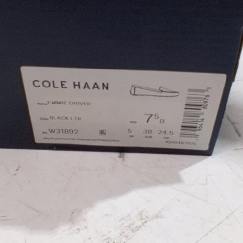 WOMEN'S COLE HAAN EMMIE DRIVERS - SIZE 7.5 - BLACK image 3