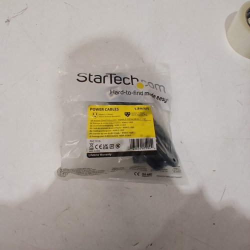 STARTECH POWER CORD EXTENSION - NEMA 5–15R TO NEMA 5–15P - 6FT - BLACK (MODEL: PAC1016) image 3