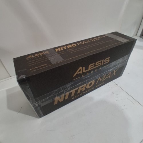 ALESIS DRUMS NITRO MAX EXPANSION PACK WITH MESH TOM PAD - 10" CYMBAL - 8" MESH DRUM PAD - BLACK ( MODEL: # NITROMAXEXPACK) image 4