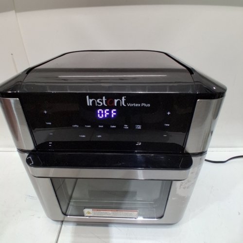 INSTANT POT VORTEX PLUS 10-QUART 7-IN-1 AIR FRYER OVEN WITH ROTISSERIE BASKET - SILVER/BLACK (MODEL: VORTEX PLUS 10) image 2