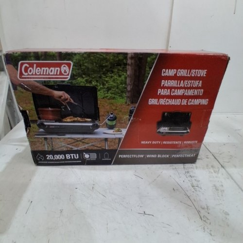 COLEMAN TRITON 2-BURNER PROPANE CAMPING STOVE - 22000BTU - BLACK (MODEL:9922) image 6