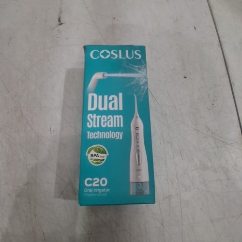 COSLUS ORAL WATER IRRIGATOR WITH VARIOUS TIPS - 300ML TANK - WHITE (MODEL: C20) image 5
