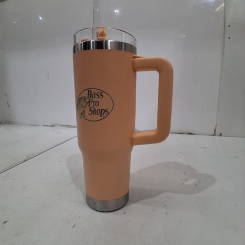 BPS TRAVEL MUG WITH SLIDER LID AND STRAW - 30OZ - APRICOT ICE (MODEL:4628279) image 3
