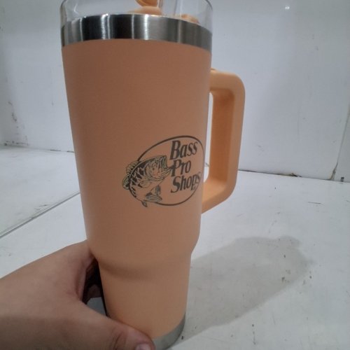 BPS TRAVEL MUG WITH SLIDER LID AND STRAW - 30OZ - APRICOT ICE (MODEL:4628279) image 5