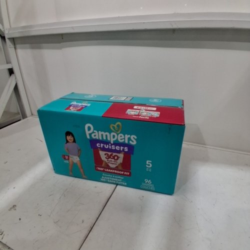 96PK PAMPERS PULL ON CRUISERS 360° 100% LEAKPROOF FIT DISPOSABLE BABY DIAPERS - SIZE 5 (27LBS+) image 2