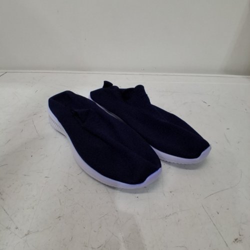 MEN'S ADQ BREATHABLE ANTI-SLIP SNEAKERS - 8.5 - NAVY/WHITE image 2