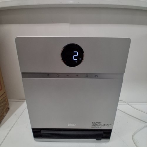 DREO SMART WALL-MOUNTED HEATER - 1500W - 16" - WHITE (MODEL:WH517S) image 2