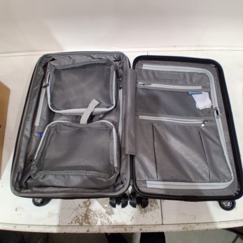 TRAVELER'S CHOICE HARDSIDE SPINNER LUGGAGE SUITCASE CARRY-ON - 21" - ORANGE (MODEL: ARCHER) image 3