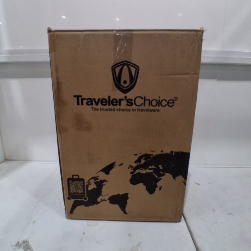 TRAVELER'S CHOICE HARDSIDE SPINNER LUGGAGE SUITCASE CARRY-ON - 21" - ORANGE (MODEL: ARCHER) image 6