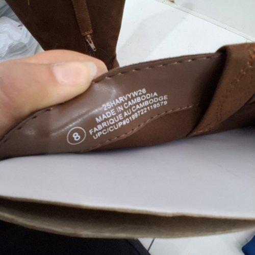 WOMEN'S NO BOUNDARIES MEMORY FOAM BOOTS - SIZE 8 - BROWN (STYLE: 25HARVYW26) image 5