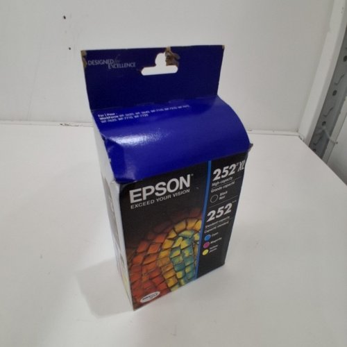 EPSON 252XL INK CARTRIDGE COMBO PACK FOR SELECT WORKFORCE PRINTERS - HIGH CAPACITY BLACK, STANDARD CAPACITY CYAN, MAGENTA, YELLOW (MODEL: T252XL-BCS) image 2
