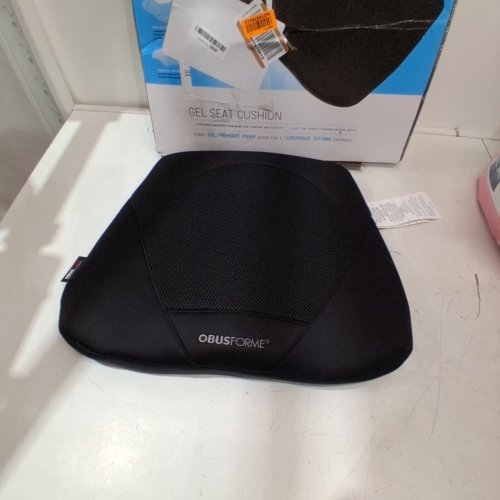 OBUSFORME GEL SEAT CUSHION - 14" - BLACK image 3