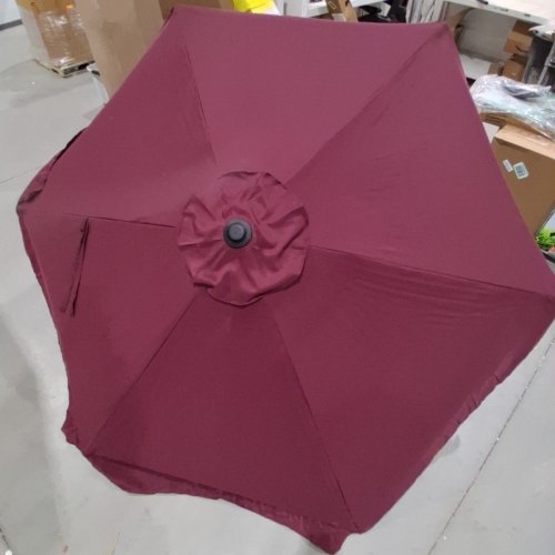 COOSHADE PATIO UMBRELLA - 7.5FT - BURGANDY (MODEL: UB24) image 5