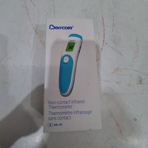 BERRCOM NON-CONTACT INFRARED THERMOMETER FOR BODY, SURFACE, OR ROOM TEMPERATURE - BLUE/WHITE (MODEL: JXB-195) image 4