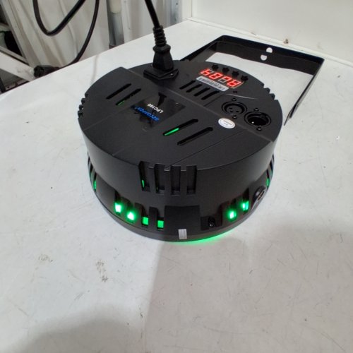 YUNHION DJ PAR SLIM STROBE LIGHT, COLOUR CHANGING/FLASHING/SOFT SPOT LIGHT, 60LED RGB, 90W- BLACK- (MODEL: LPC180). image 2