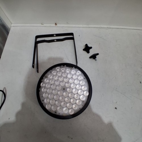 YUNHION DJ PAR SLIM STROBE LIGHT, COLOUR CHANGING/FLASHING/SOFT SPOT LIGHT, 60LED RGB, 90W- BLACK- (MODEL: LPC180). image 3