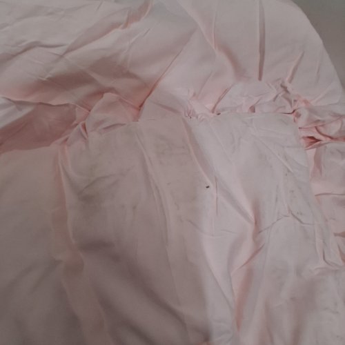 3PC DUVET AND PILLOW SHAMS SET WITH RUFFLES - QUEEN - PINK image 3