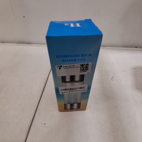 HYDROGEN RICH RECHARGEABLE WATER CUP - 450ML - SILVER image 2
