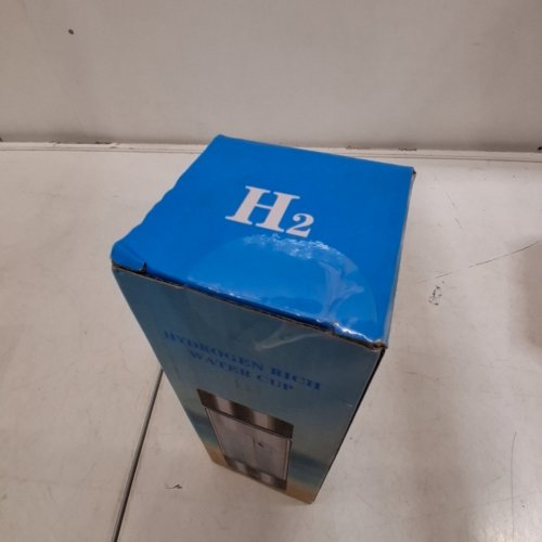 HYDROGEN RICH RECHARGEABLE WATER CUP - 450ML - SILVER image 3