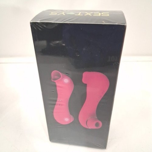 DUAL PLEASURE AIR-PULSE CLITORAL STIMULATOR & TONGUE LICKING VIBRATOR SEX TOY FOR WOMEN AND COUPLES - PINK image 3