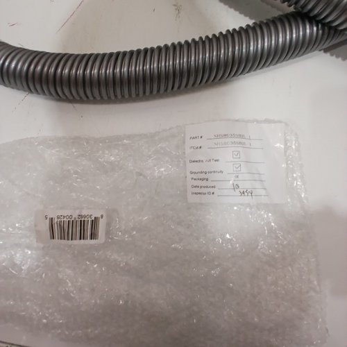 JONNY VAC HOSE FOR CENTRAL VACUUM WITH ACCESSORIES - 35FT X 1 3/8" - SILVER (MODEL: NHS8035SB2L-1) image 3