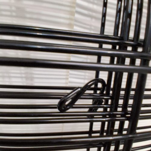 VIBRANT LIFE FOLDABLE METAL PET EXERCISE PEN WITH DOOR - 24" X 24" 8 PANELS - BLACK image 4