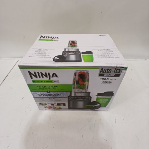 NINJA NUTRI-BLENDER PRO WITH TRAVEL CUP 700ML & 530ML - 1000W - STONE SILVER (MODEL: BN400C) image 2